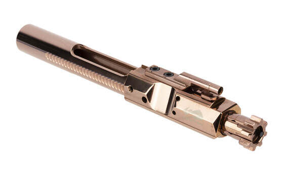 Cryptic Coatings Mystic Bronze DPMS pattern .308 Winchester AR-10/LR-308 BCG has a 0.2 coefficient of friction.